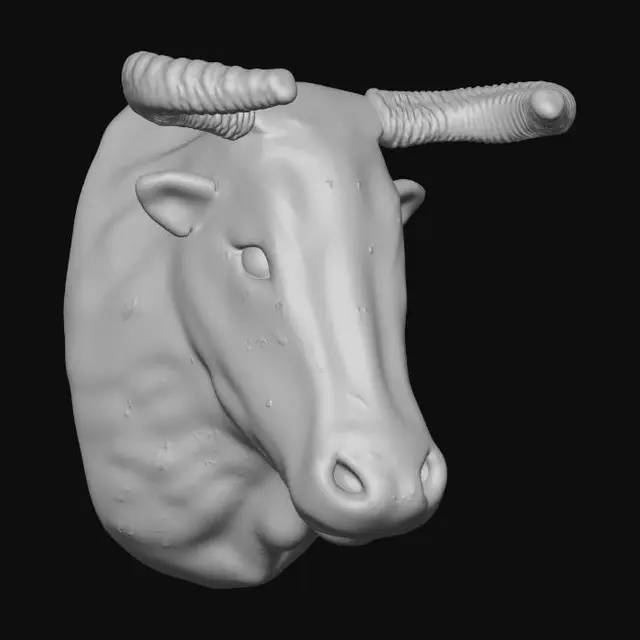 3D model for Woven Straw Handbag