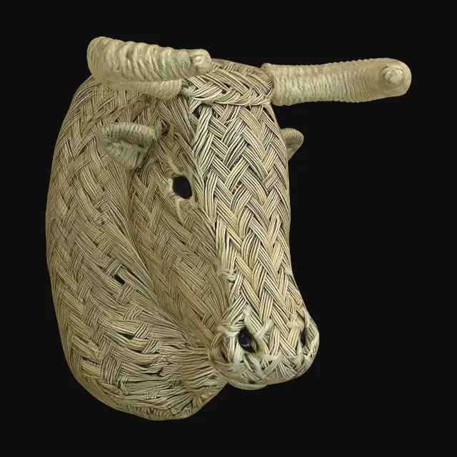3D model for Woven Straw Handbag