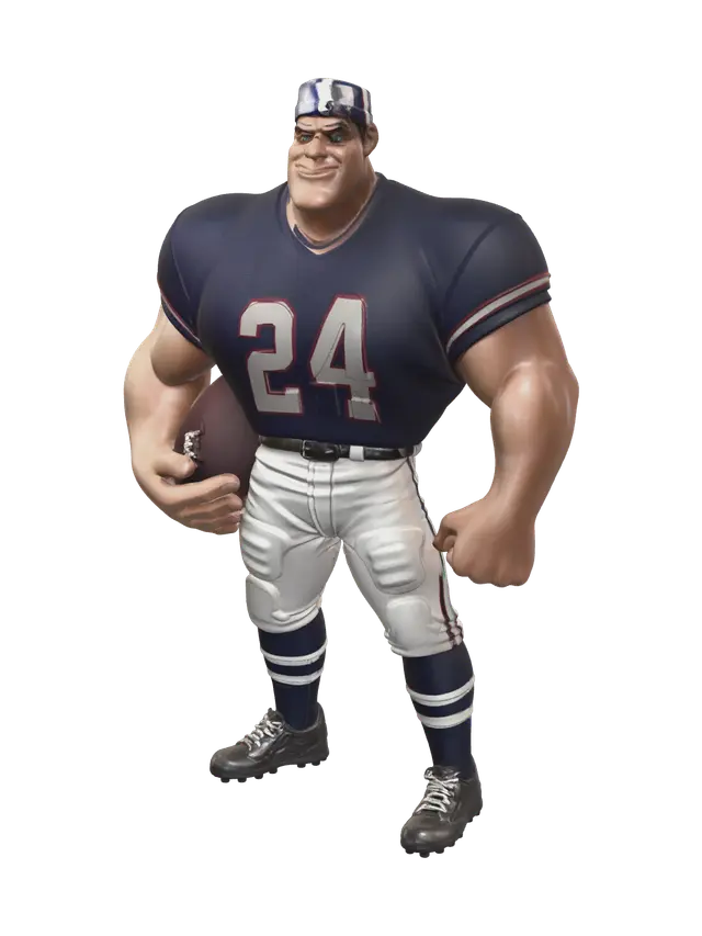 3D model for Realistic Football Player