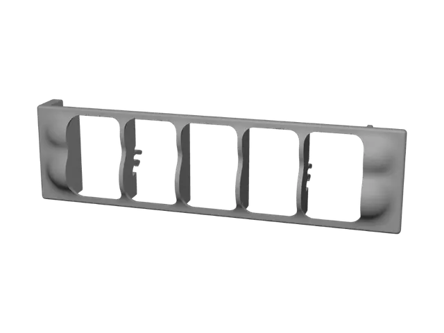 3D model for Car dashboard air vent grille