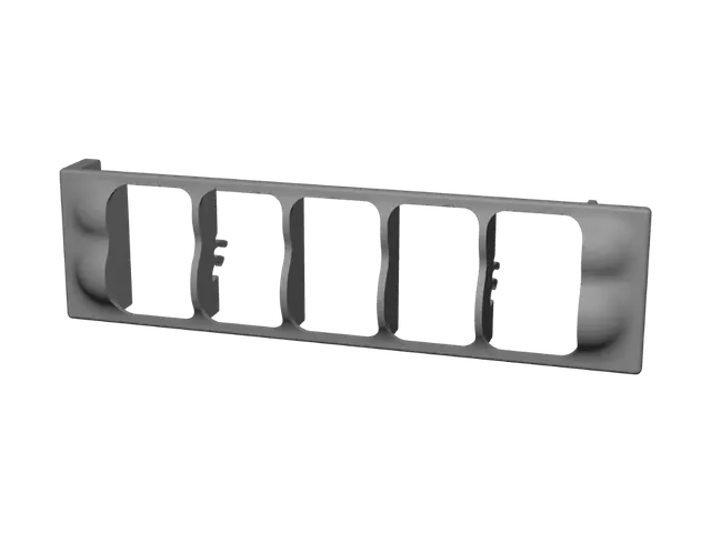 3D model for Car dashboard air vent grille