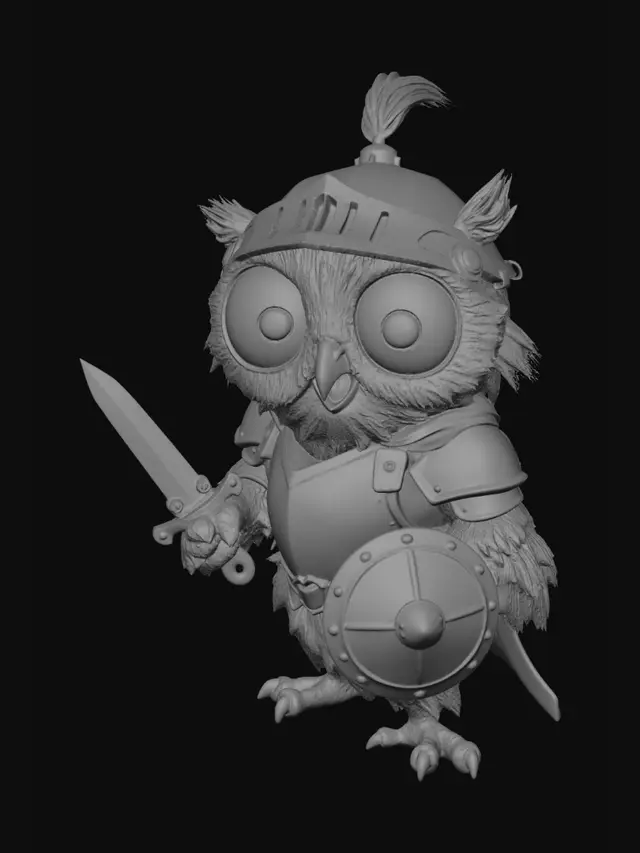 3D model for Sir Hootington
