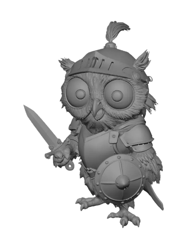3D model for Sir Hootington
