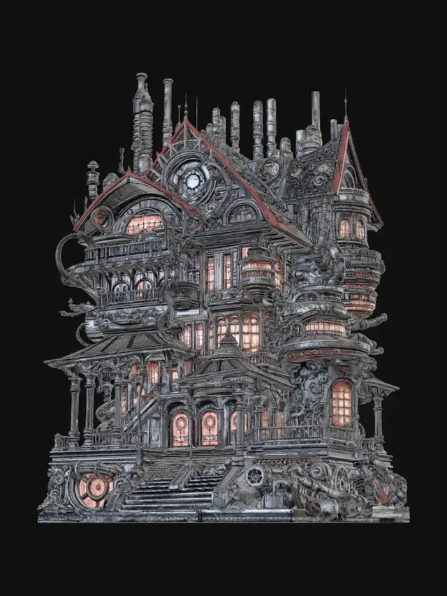 3D model for Clockwork Mansion
