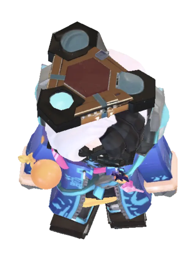 Blackman go character - Faction 3D model, vytvořený pomocí AI