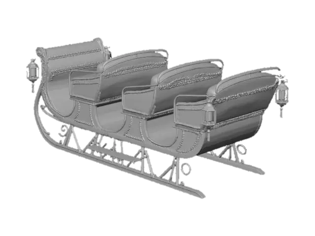 3D model for Victorian Sleigh