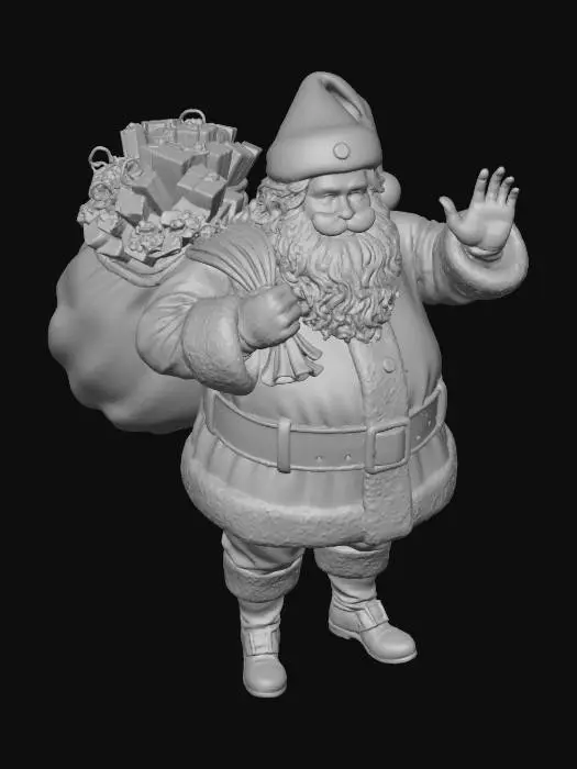 3D model for Santa's Wave, #Christmas2025#