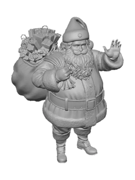 3D model for Santa's Wave, #Christmas2025#