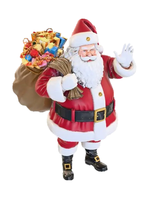 3D model for Santa's Wave, #Christmas2025#
