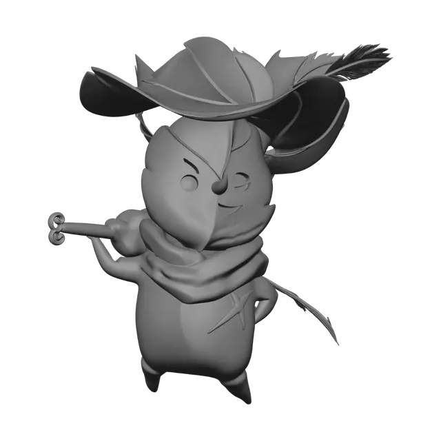 3D model for Leaf Sprite Adventurer