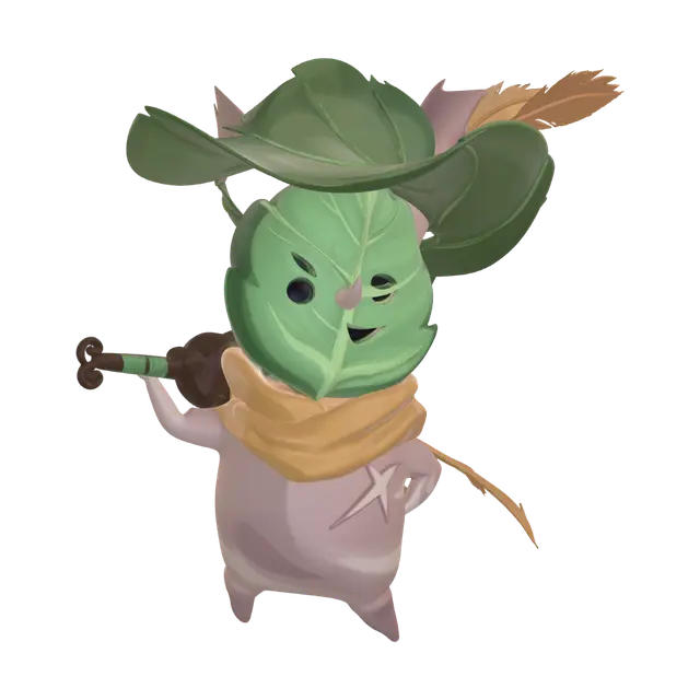 3D model for Leaf Sprite Adventurer
