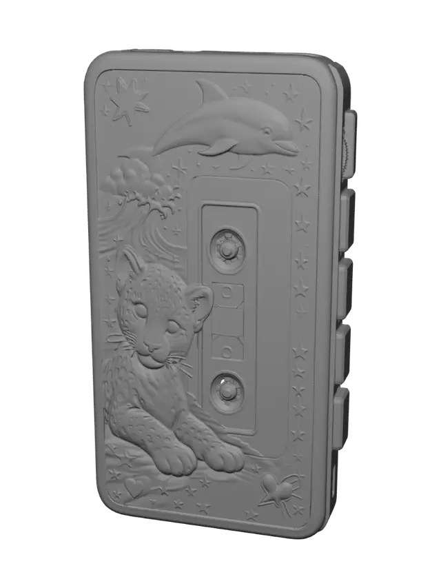 3D model for Neon Rainbow Jungle