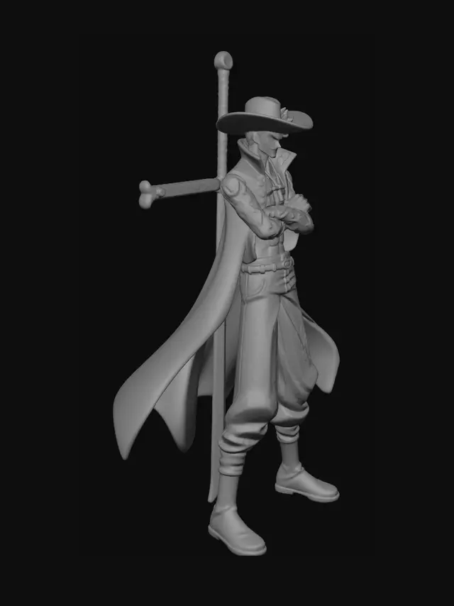 3D model for Crimson Swordsman