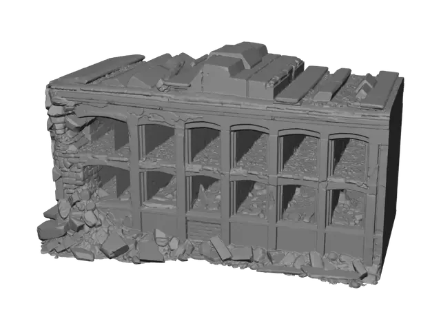 3D model for Ruined Mausoleum Vaults
