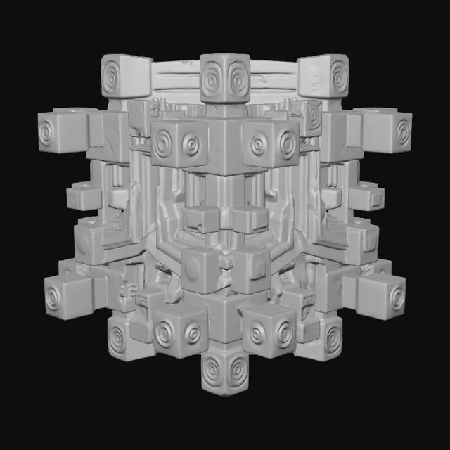 3D model for Cosmic Tesseract