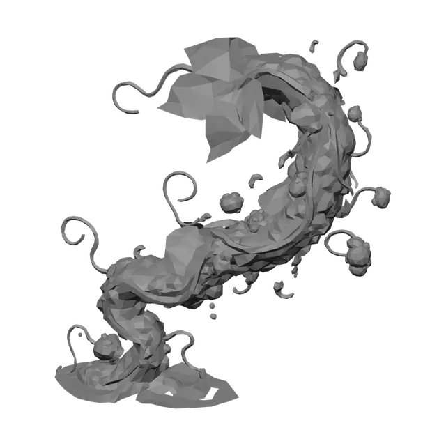 3D model for Crimson Crescent Vine