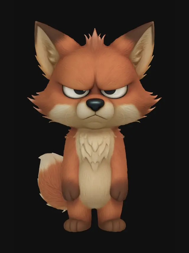 3D model for fox