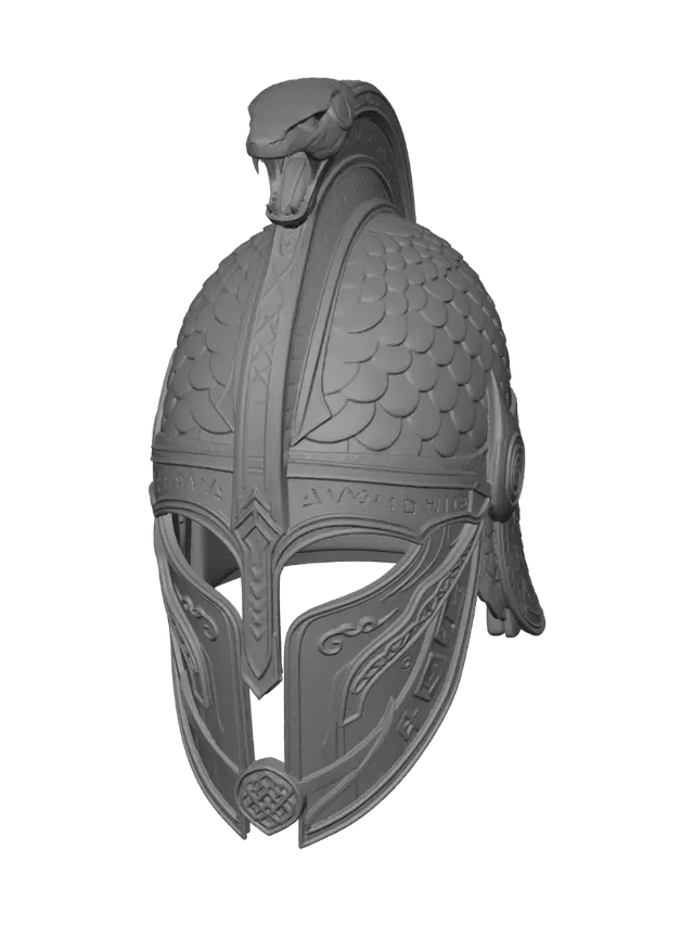 3D model for Azure Runic Warhelm