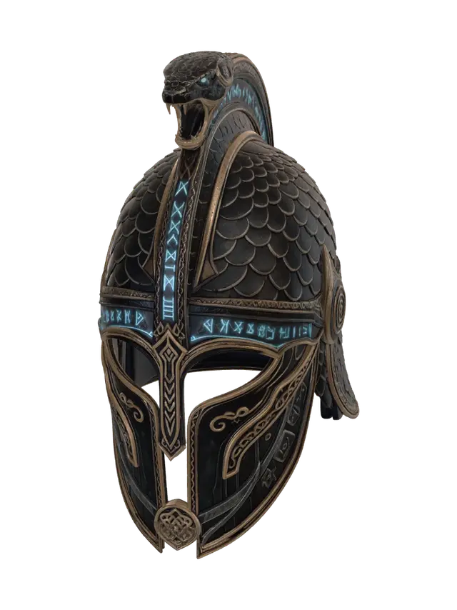 3D model for Azure Runic Warhelm