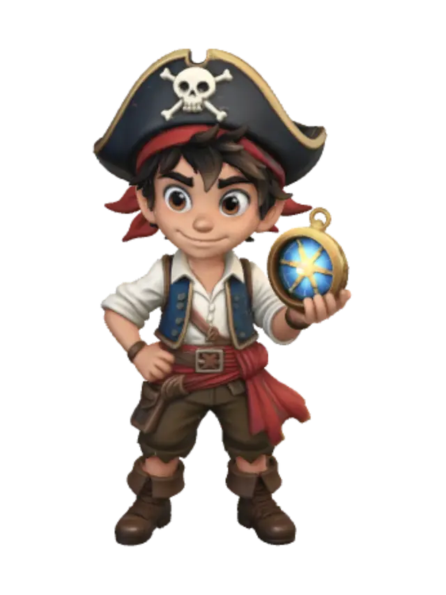 3D model for Little Pirate Treasure Hunter