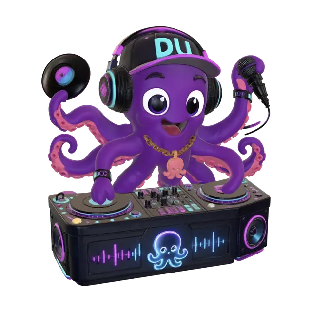 Modello 3D OCTOBEAT - Dj, generato dall’IA