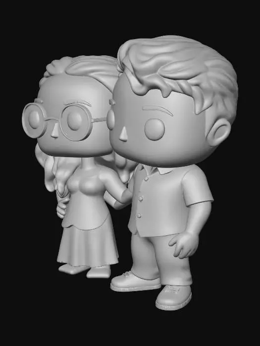 3D model for Funko de Julia con dedo