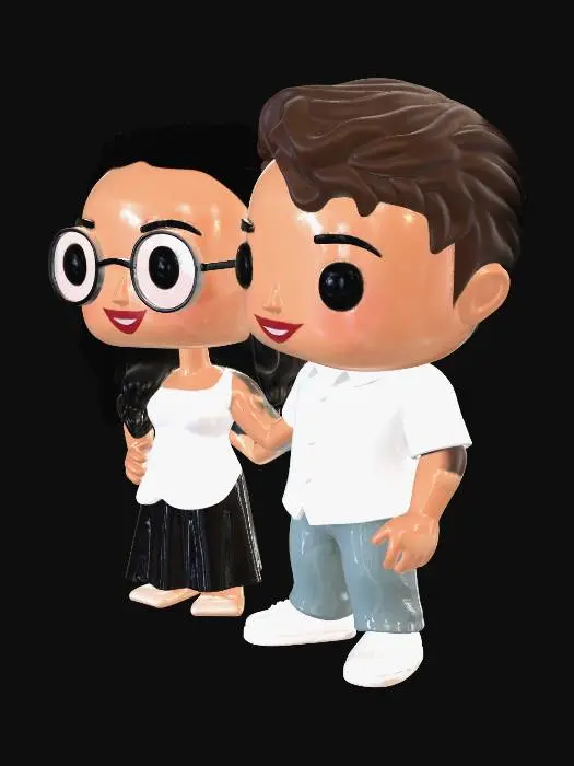 3D model for Funko de Julia con dedo