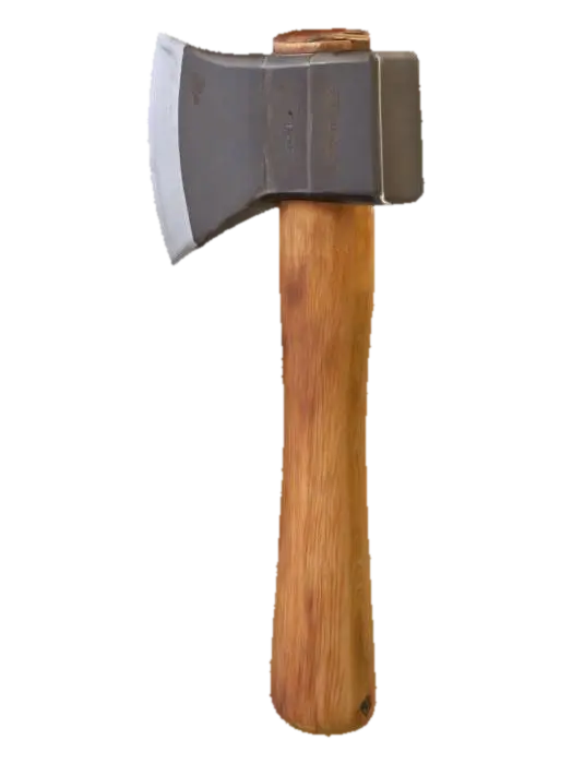 Axe - Battleaxe 3D model, vytvořený pomocí AI