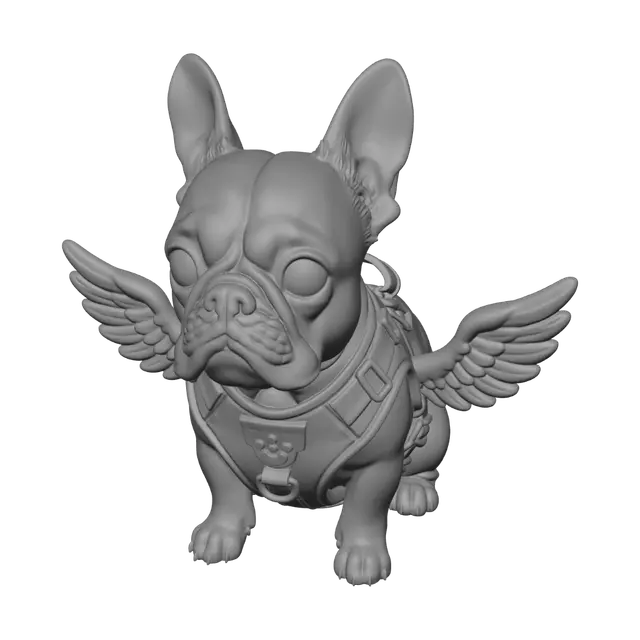 3D model for Winged Frenchie