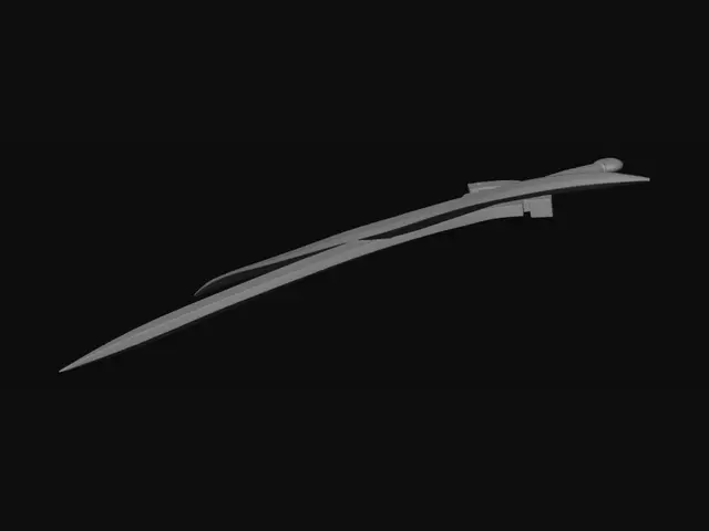 3D model for Crescent Guard Longsword