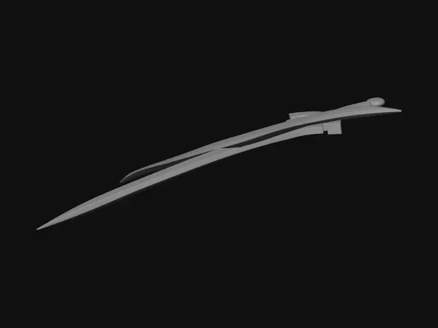 3D model for Crescent Guard Longsword