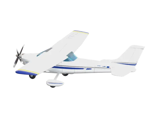 3D model for Weathered Cessna