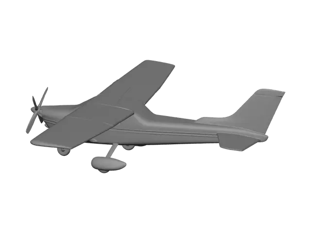 3D model for Weathered Cessna