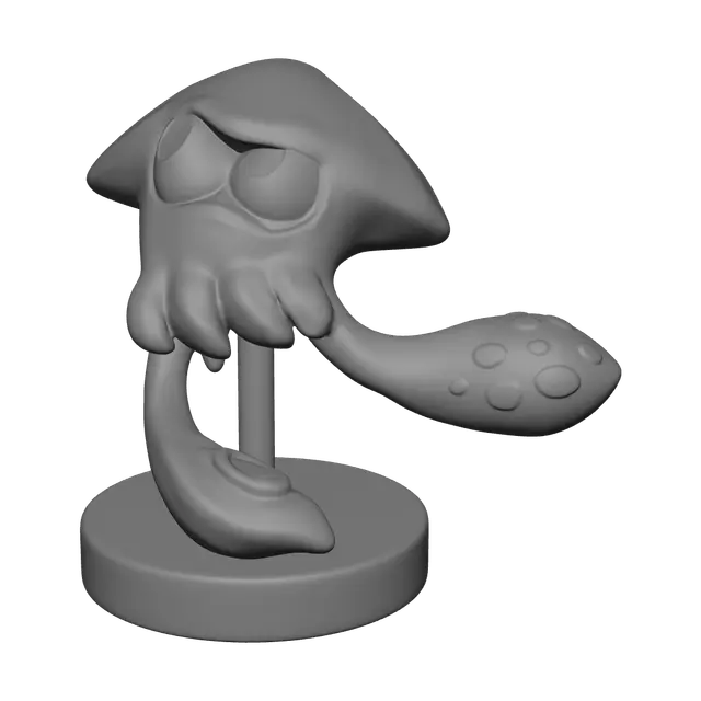 3D model for Realistic Splatoon Squid