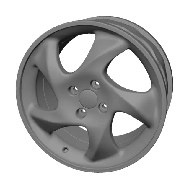 3D model for Porsche Alloy Wheel