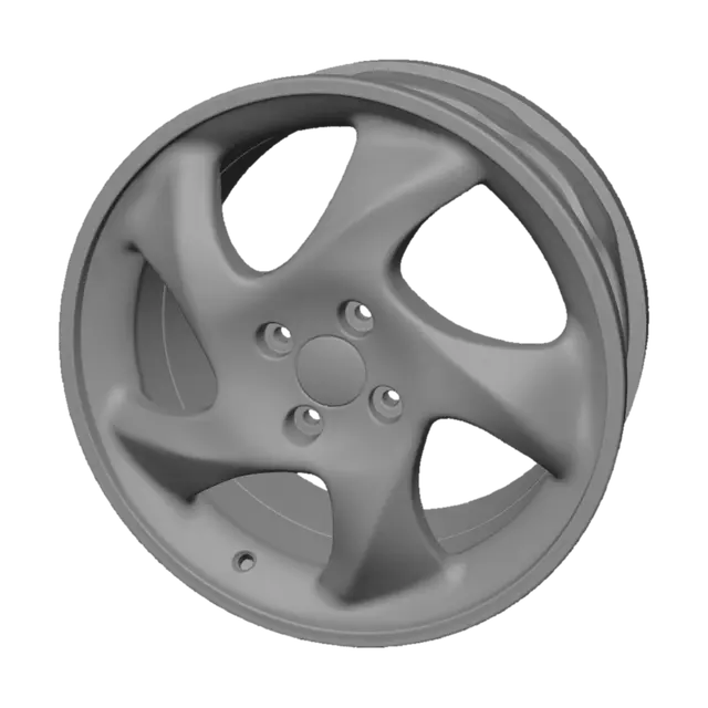 3D model for Porsche Alloy Wheel