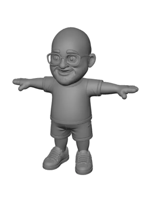 3D model for Uncle T-Pose
