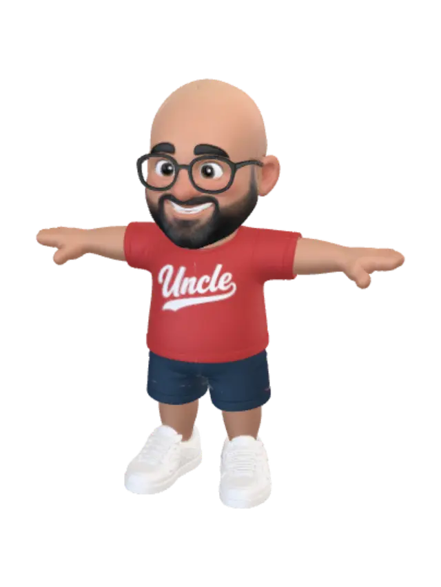 3D model for Uncle T-Pose