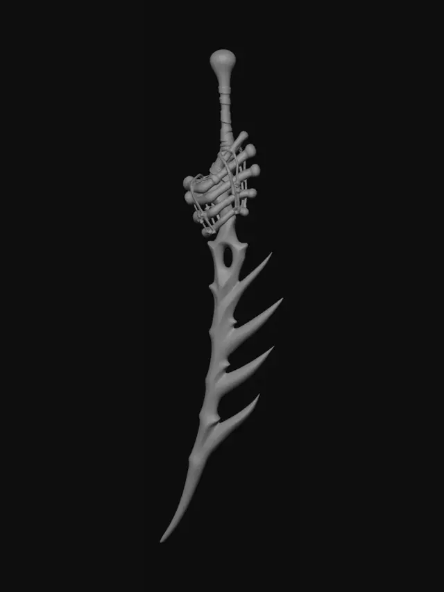 3D model for Crimson Spineblade