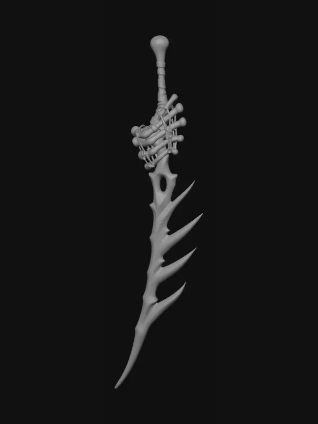 3D model for Crimson Spineblade