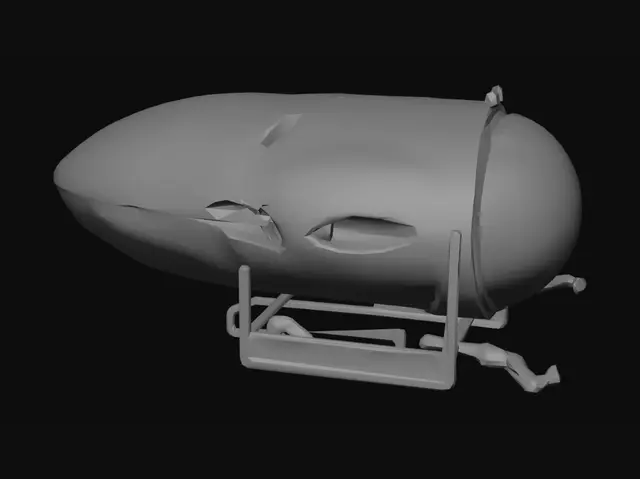 3D model for Cyclops Submersible
