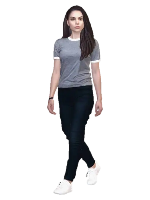 Casual Confidence - Persona 3D model, vytvořený pomocí AI