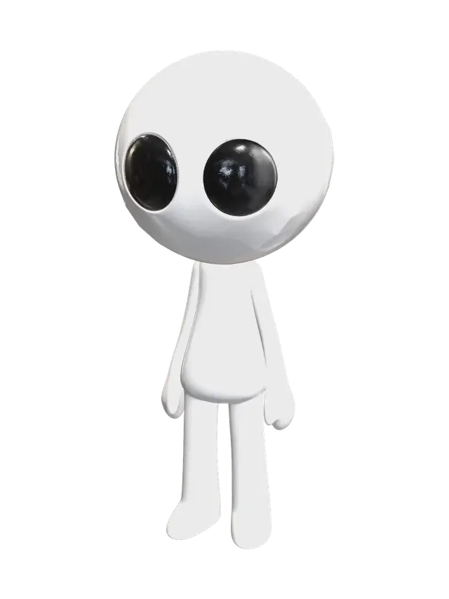 Ornate Dandy'S World Oc Base - Ocbase 3D-model, gegenereerd door AI