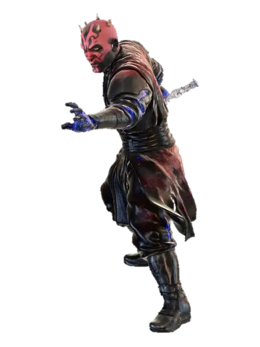 star wars darth maul with his double light saber using the force - Lightsaber 3D model, vytvořený pomocí AI
