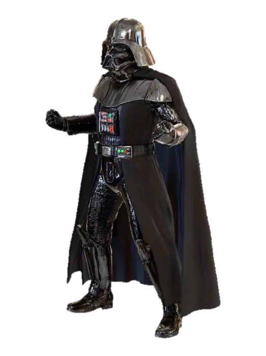 star was darth Vader - Lightsaber 3D model, vytvořený pomocí AI