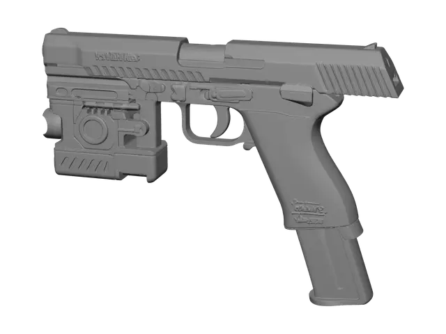 3D model for Weathered Mk23