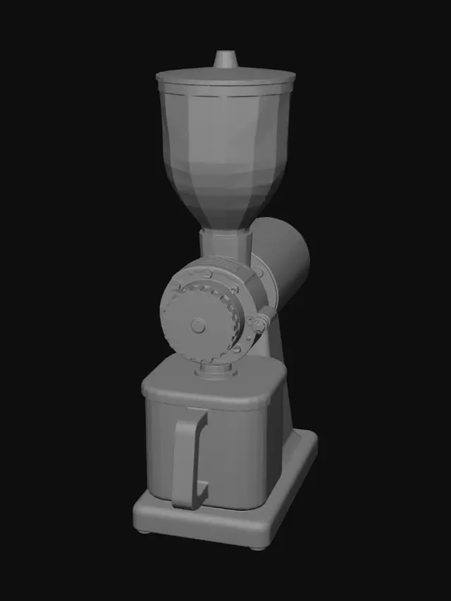 3D model for Electric Burr Coffee Grinder