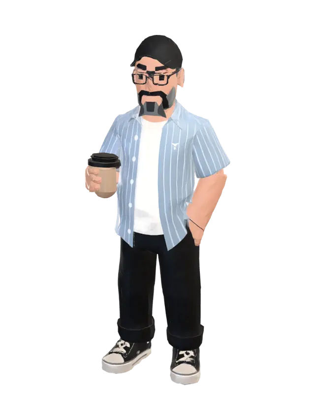 3D model for Casual Coffee Guy