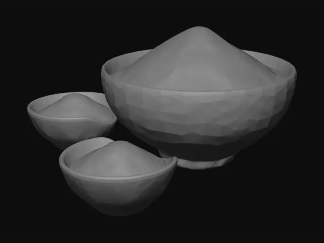 3D model for Indigo Powder Among Wisteria