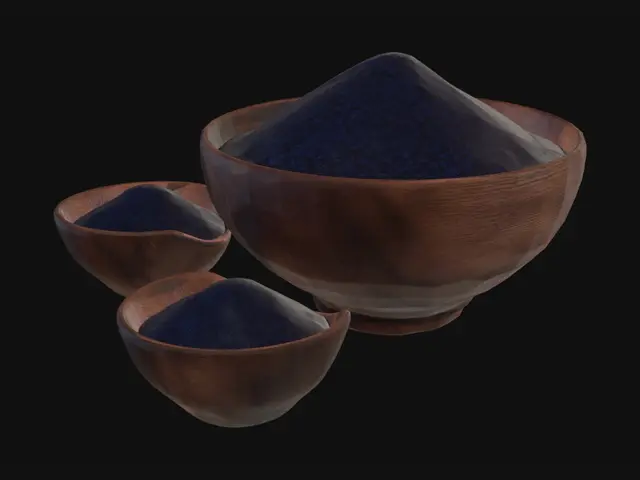 3D model for Indigo Powder Among Wisteria